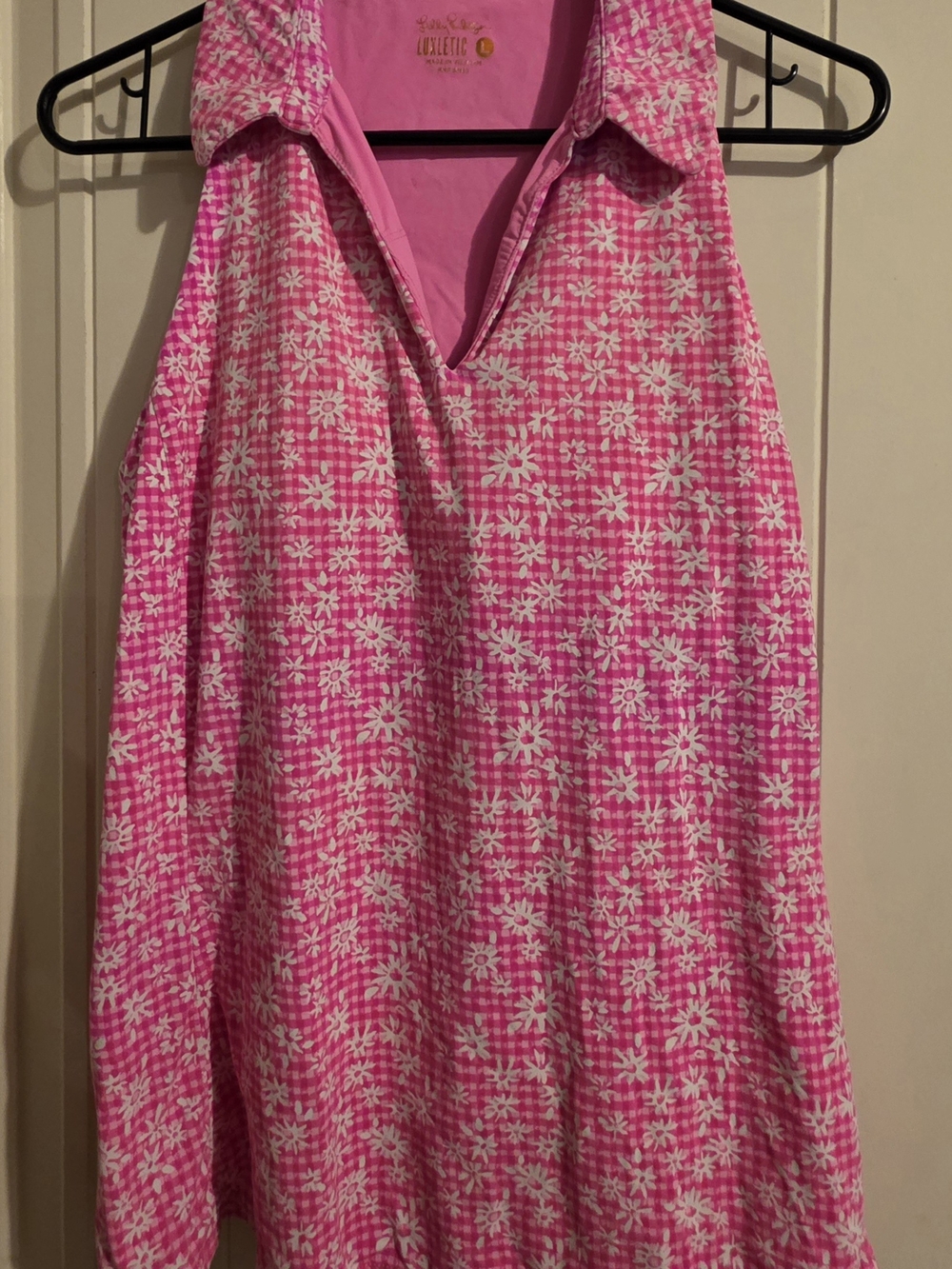 Pink Luxletic Sleeveless Top